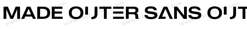 MADE Outer Sans Outl字体转换